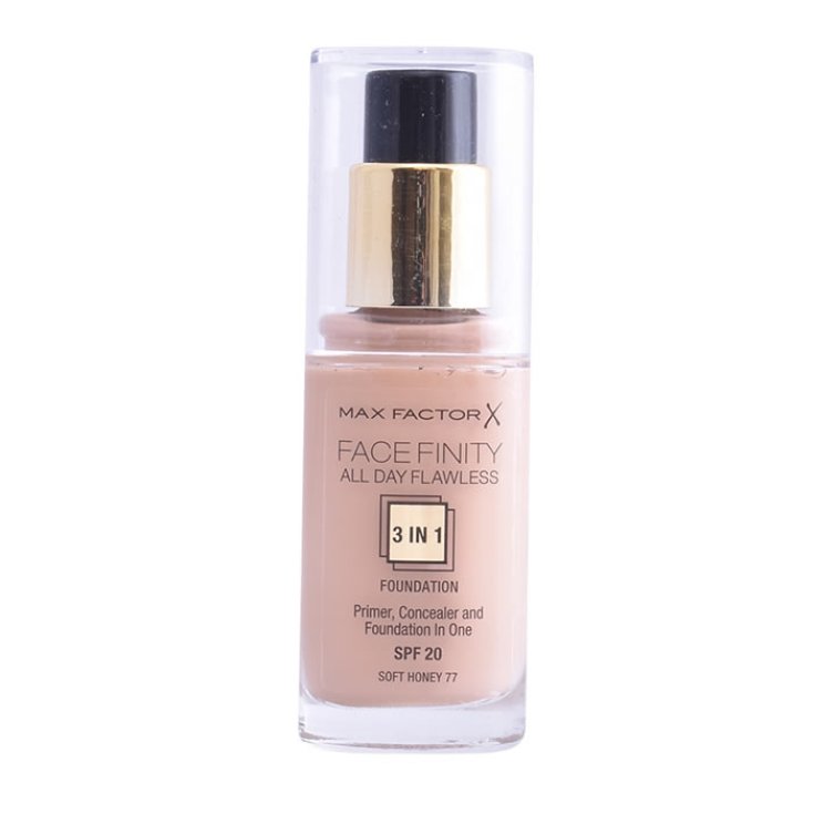 Max Factor Facefinity 3 En 1 Primer, Corrector Y Base De Maquillaje Spf20 77 Softhoney 30ml