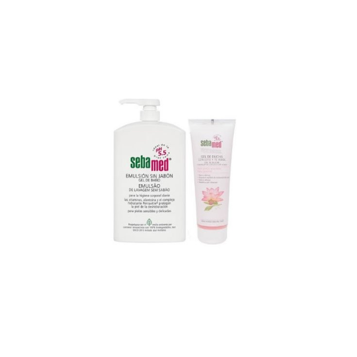 Sebamed Emulsion Sin Jabon 1000ml + Gel De Ducha 250ml Set 2 Piezas