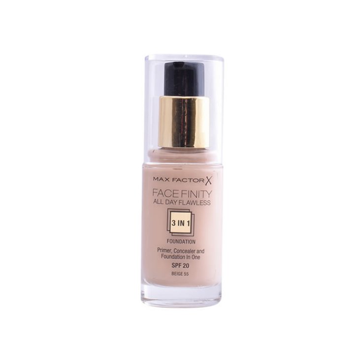 Max Factor Facefinity 3 En 1 Primer, Corrector Y Base De Maquillaje Spf20 55 Beige 30ml