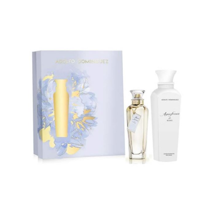 Adolfo Dominguez Agua Fresca Rosas Eau De Toilette Spray 120ml Set 2 Partes 2018
