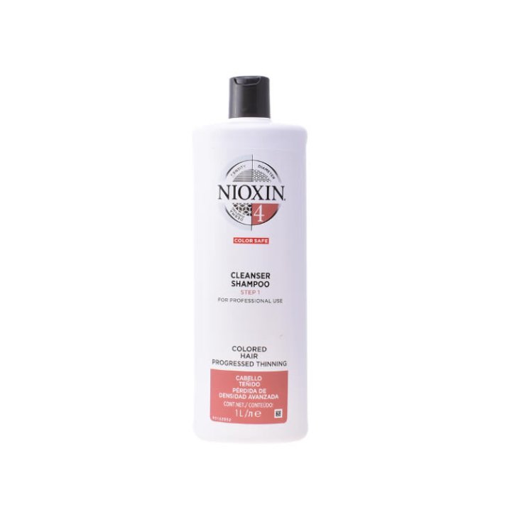 Nioxin System 4 Champú Cabellos Coloreados Volumen Cabello Fino Muy Débil 1000ml