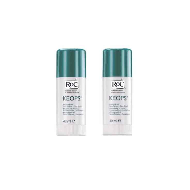 Roc Keops Stick Desodorantes 2x40ml
