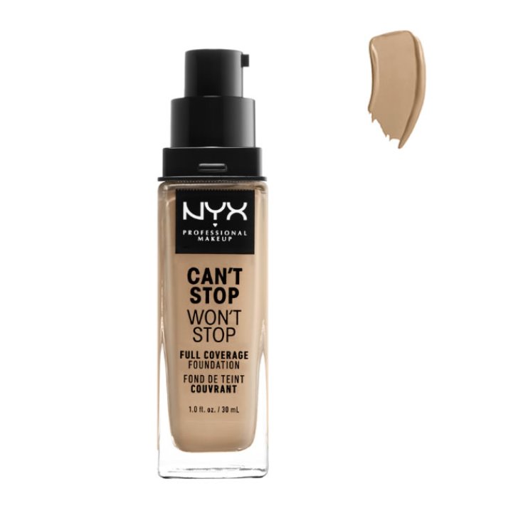 Nyx Can´t Stop Won´t Stop Base Cobertura Completa Beige Suave 30ml