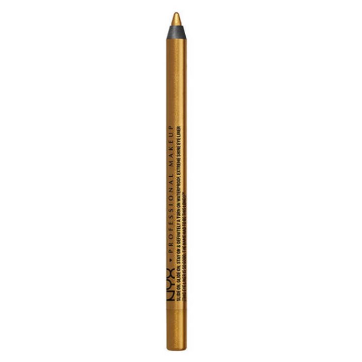 Nyx Slide On Lápiz Delineador de ojos resistente al agua Extreme Shine Glitzy Gold
