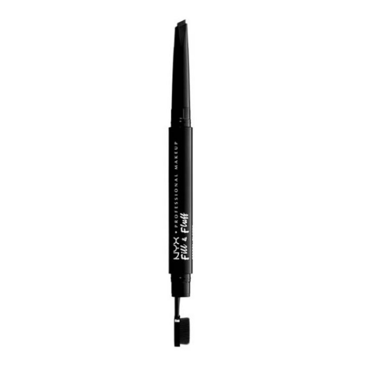 Nyx Fill & Fluff Lápiz Pomada para Cejas Negro 15g