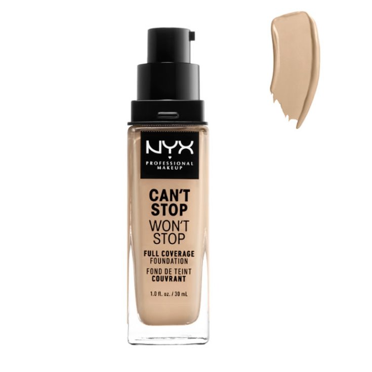 Nyx Can´t Stop Won´t Stop Base Cobertura Total Vainilla Cálida 30ml