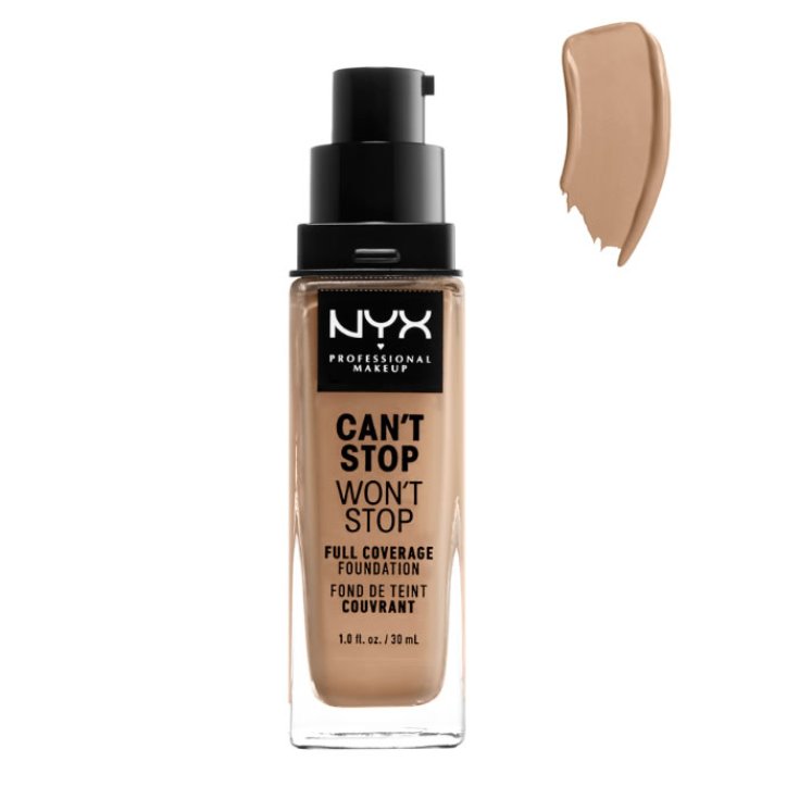 Nyx Can´t Stop Won´t Stop Base Cobertura Completa Bronceado Clásico 30ml