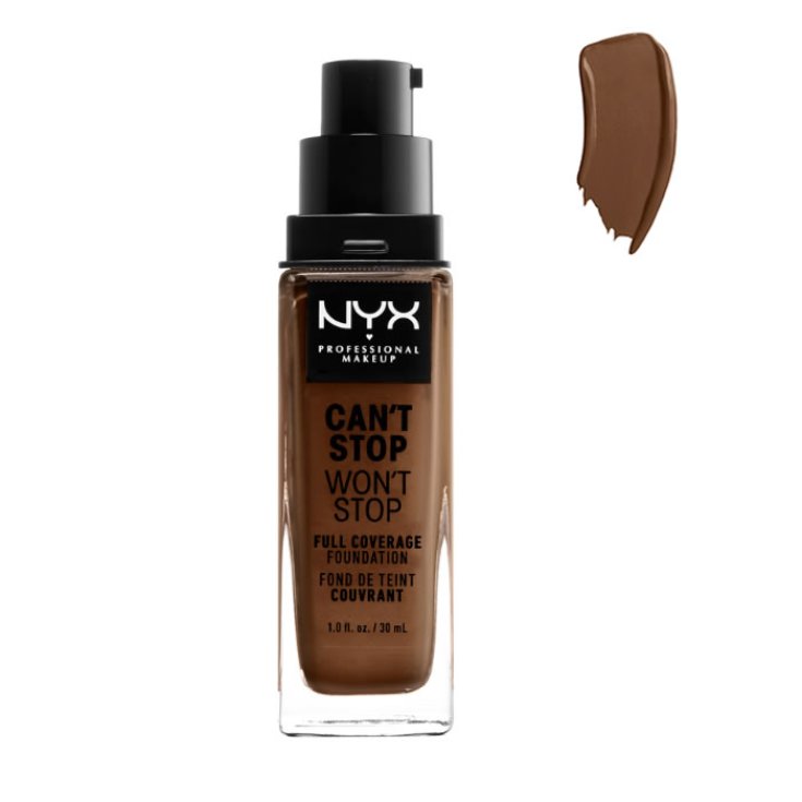 Nyx Can´t Stop Won´t Stop Base Cobertura Total Cacao 30ml