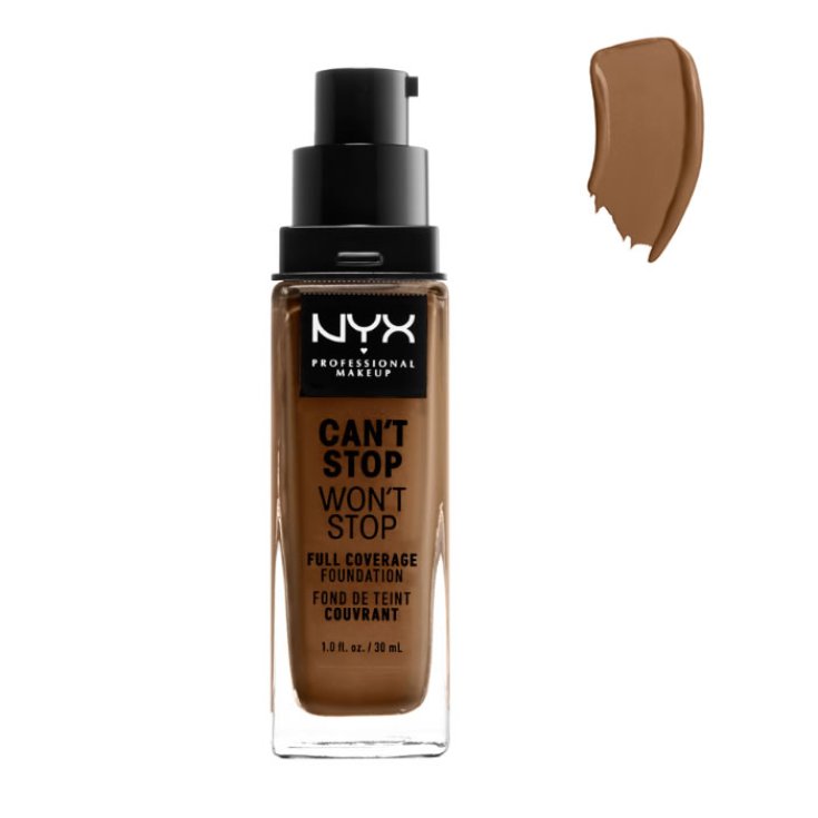 Nyx Can´t Stop Won´t Stop Base Cobertura Total Sienna 30ml