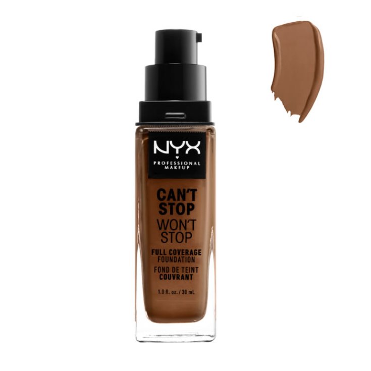 Nyx Can´t Stop Won´t Stop Base Cobertura Completa Cappucciono 30ml