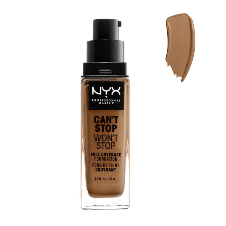 Nyx Can´t Stop Won´t Stop Base Cobertura Completa Nuez Moscada 30ml