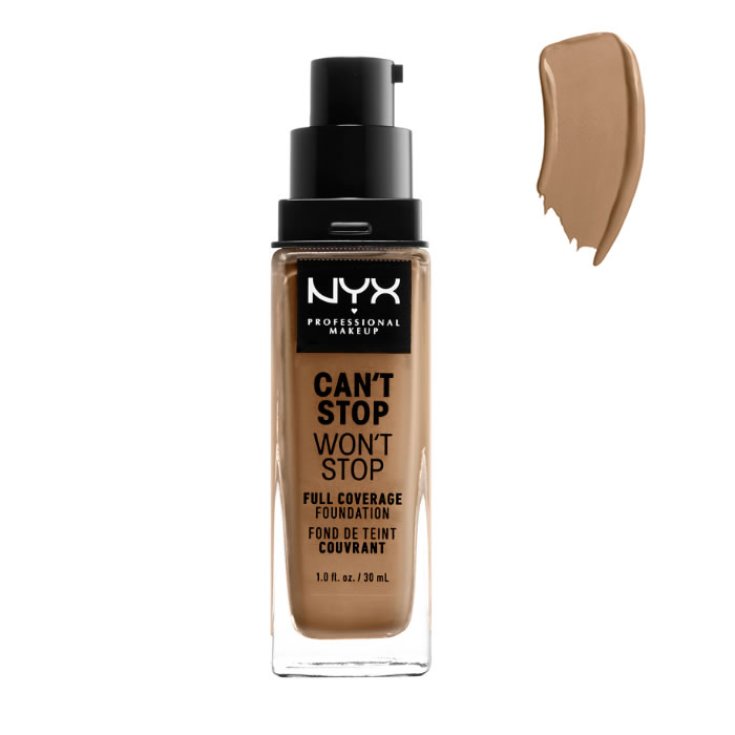 Nyx Can´t Stop Won´t Stop Base Cobertura Total Caramelo 30ml