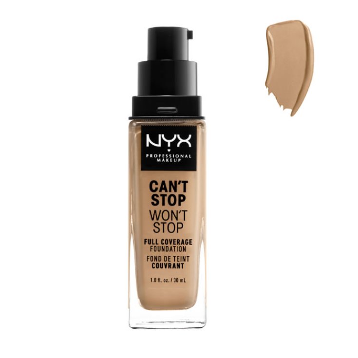 Nyx Can´t Stop Won´t Stop Base Cobertura Completa Beige 30ml