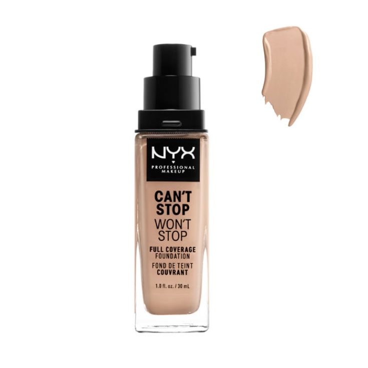 Nyx Can´t Stop Won´t Stop Base de Maquillaje Cobertura Total Ligera 30ml