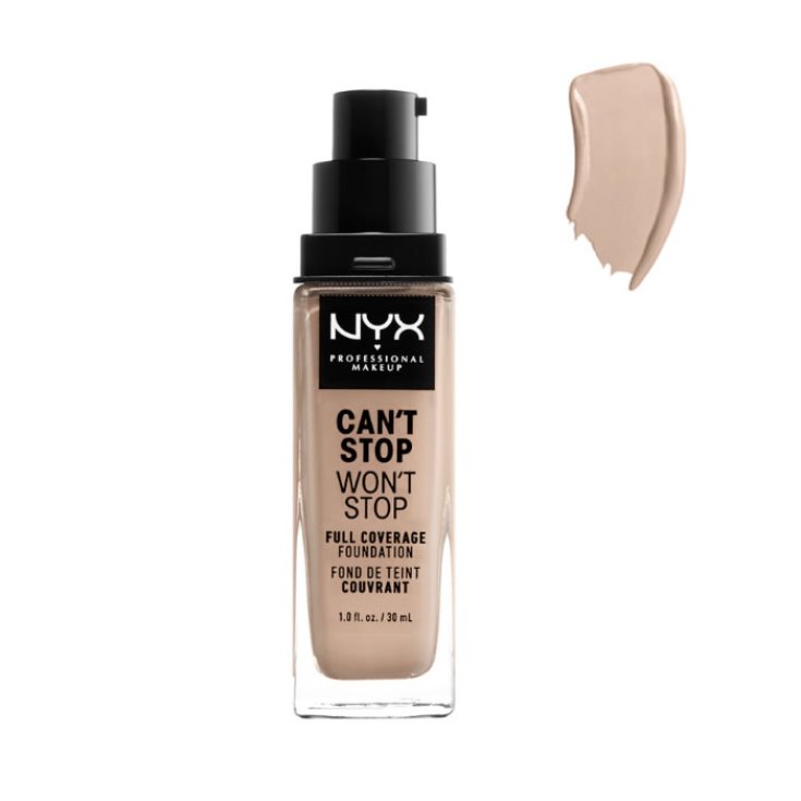 Nyx Can´t Stop Won´t Stop Base Cobertura Completa Porcelain 30ml