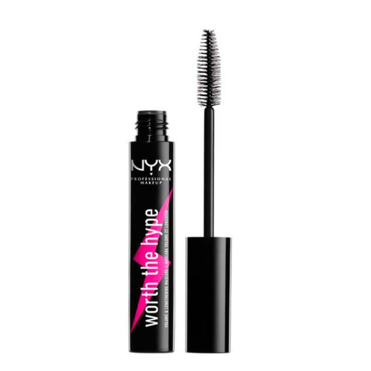 Nyx Worth The Hype Máscara voluminizadora y alargadora negra 7ml