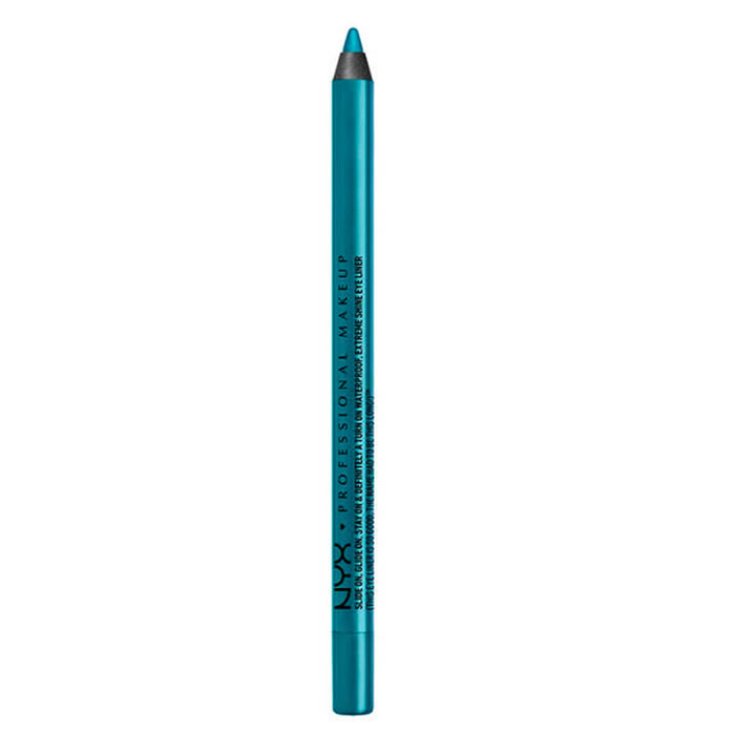 Nyx Slide On Lápiz Delineador de ojos a prueba de agua Extreme Shine Azure