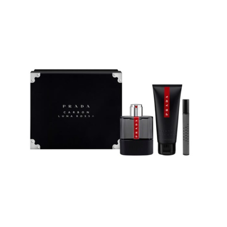Prada Luna Rossa Carbon Eau De Toilette Spray 100ml Set 3 Partes 2020