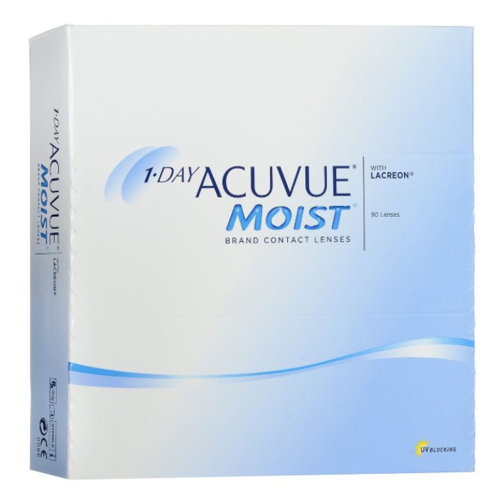 Acuvue Moist Lentes de Contacto 1 Día Reemplazo -6.00 BC / 8.5 90 Unidades