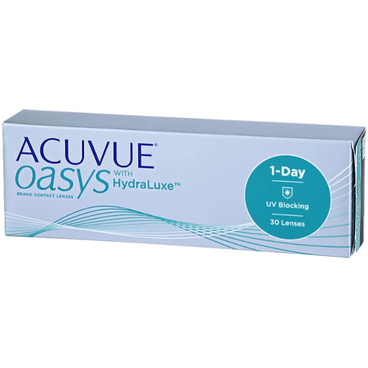 Acuvue Oasys Hydraluxe Lentes de Contacto 1 Día Reemplazo -3.50 BC / 8.5 30 Unidades