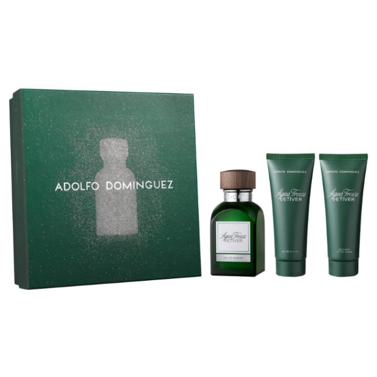 Adolfo Dominguez Agua Fresca Vetiver Eau De Toilette Spray 120ml Set 3 Partes 2019
