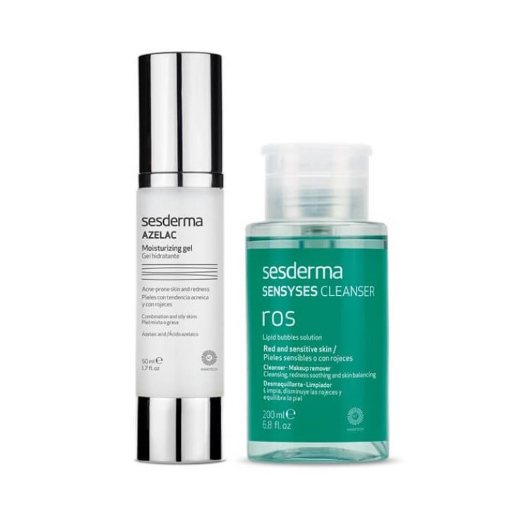 Serderma Azelac Gel Hidratante 50ml + Sensyses Limpiador Ros 200ml