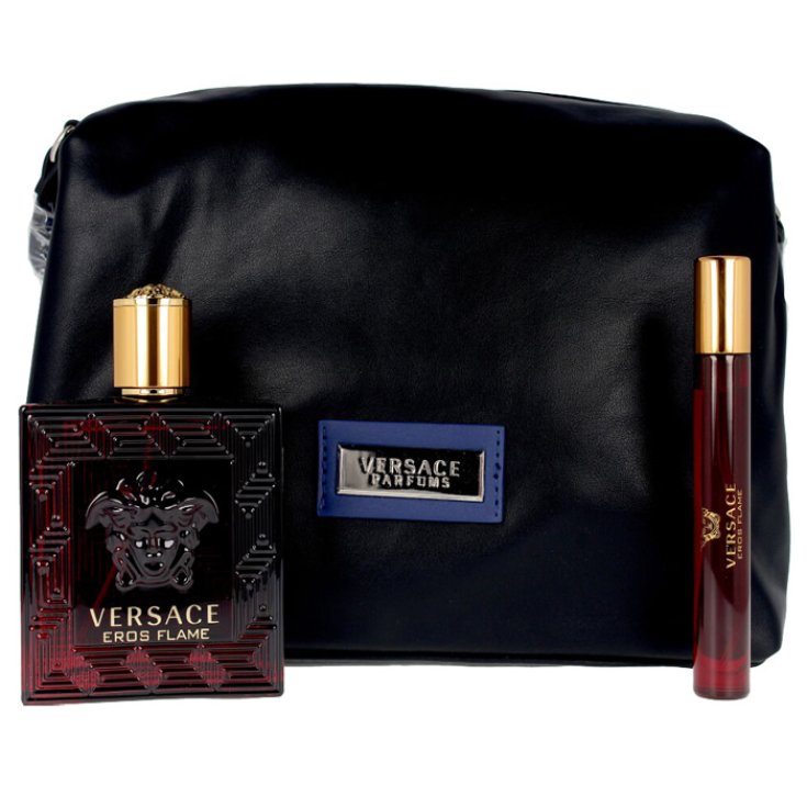 Versace Eros Flame Eau De Parfum Spray 100ml Set 3 Piezas 2019