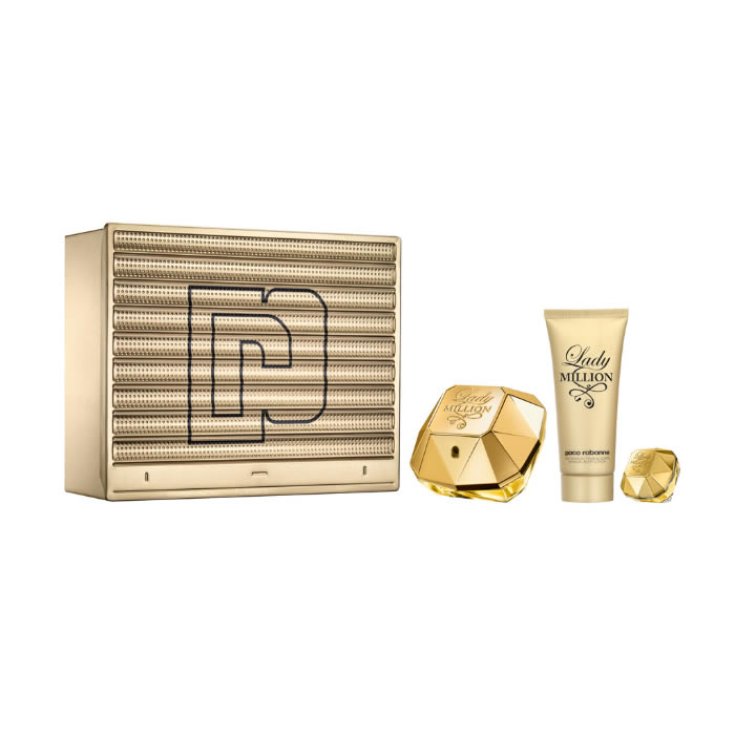 Paco Rabanne Lady Million Eau De Parfum Vaporizador 80ml Set 3 Partes 2019