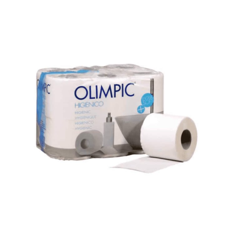Papel higiénico de 2 capas y 12 rollos