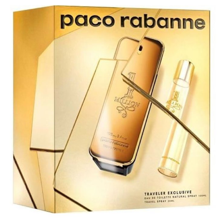 Paco Rabanne One Million Eau De Toilette Vaporizador 100ml Set 2 Partes 2019
