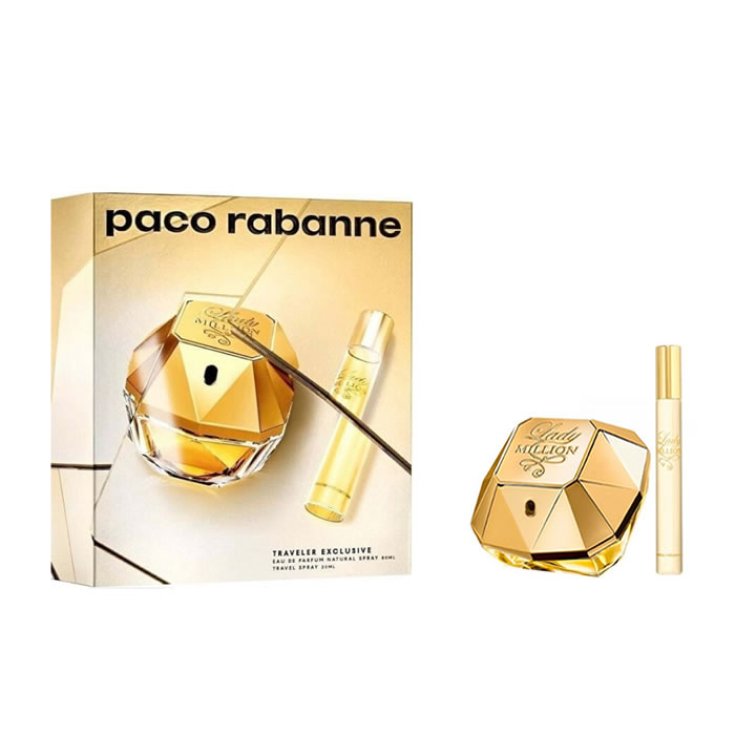 Paco Rabanne Lady Million Eau De Parfum Vaporizador 80ml Set 2 Partes 2019