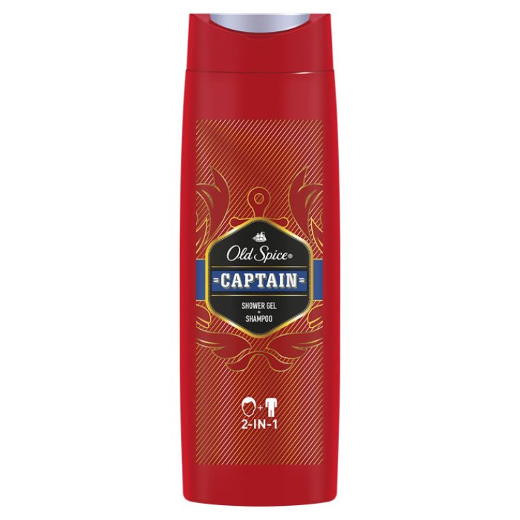 Old Spice Capitán Gel de Ducha y Champú 400ml