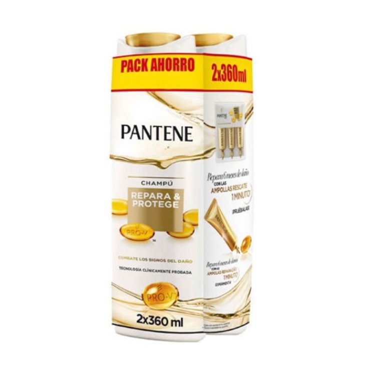 Pantene Pro V Champú Repara y Protege 2x 360ml