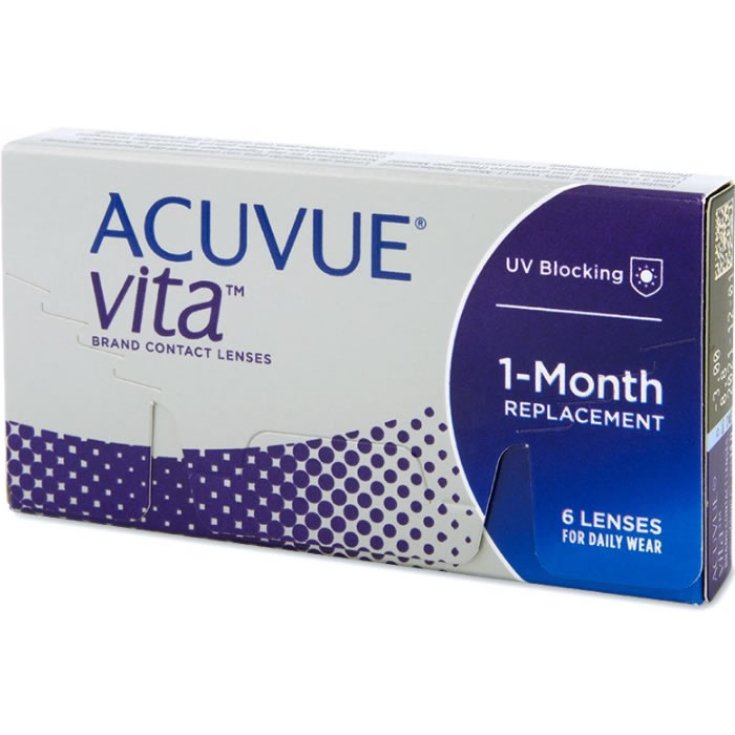 Acuvue Vita Lentes de Contacto 1 Mes Reemplazo -3.00 BC / 8.4 6 Unidades