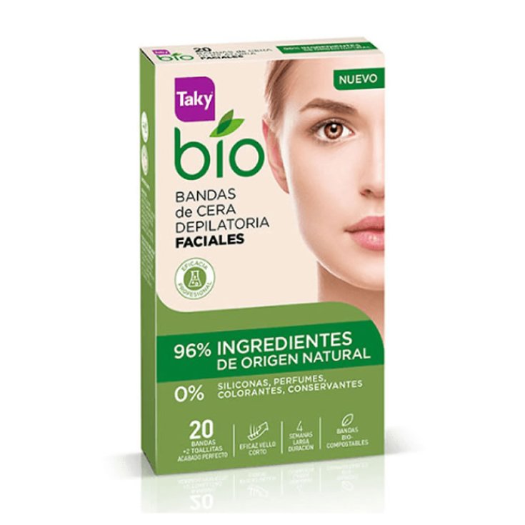 Taky Bio Face Cera Tiras 20 Unidades