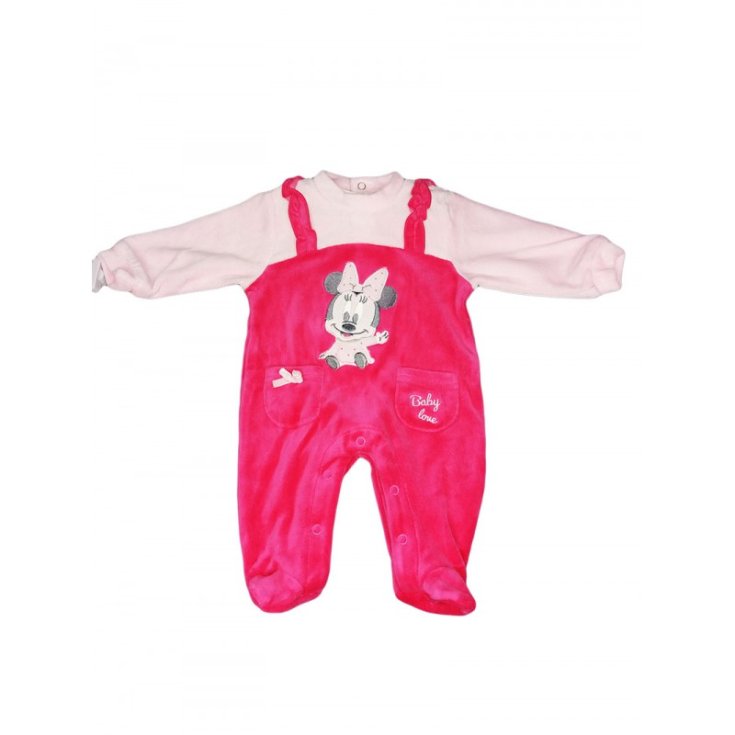 Body chenilla bebé niña Arnetta Disney baby Minnie fucsia 3m