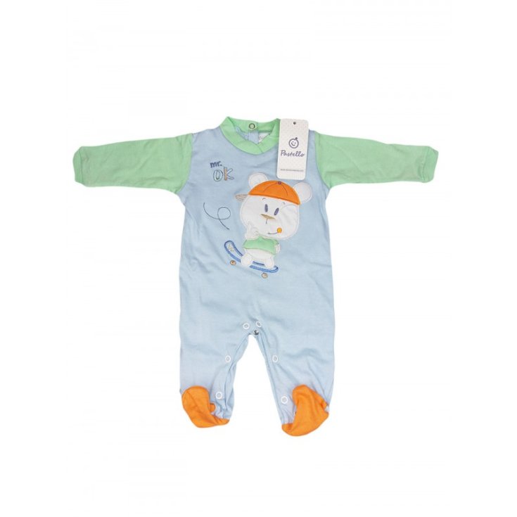 Pelele algodón bebé recién nacido Cielo Pastel 3 - 6 m