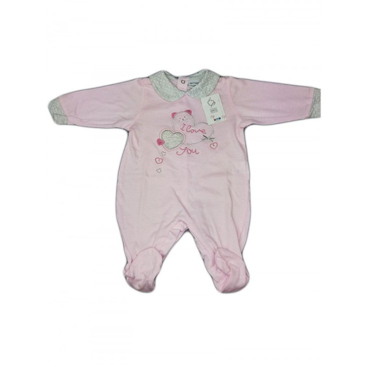 Will B Mono bebé niño algodón rosa gris 6 - 9 meses