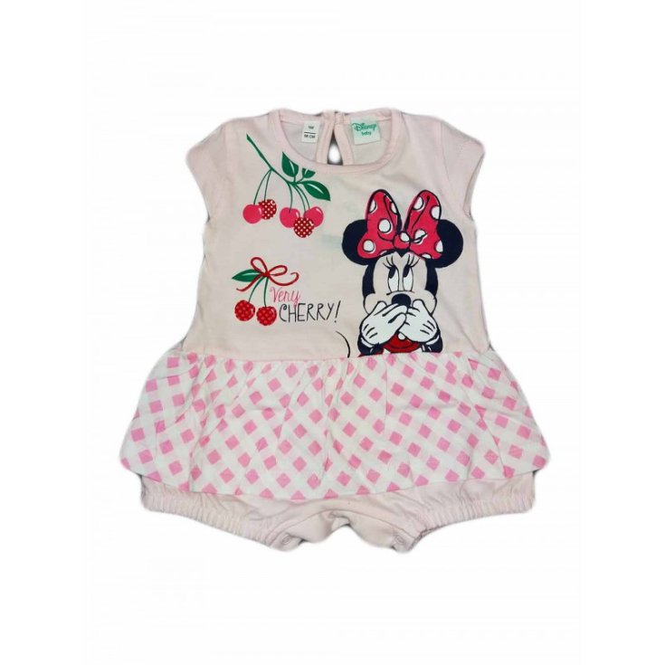 Pelele pelele bebe niña Ellepi Disney baby Minnie rosa 3 m