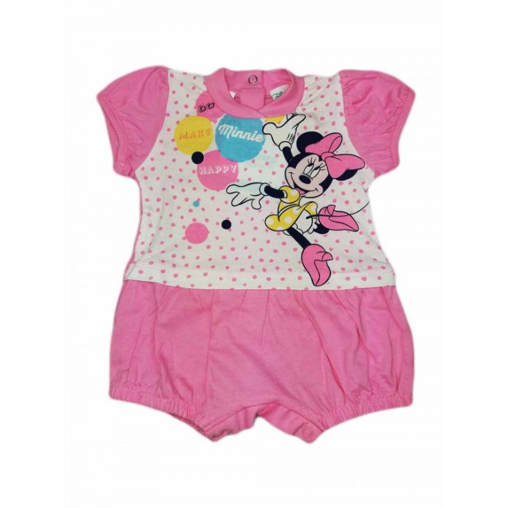 Pelele pelele bebe niña Ellepi Disney baby Minnie rosa 3 m