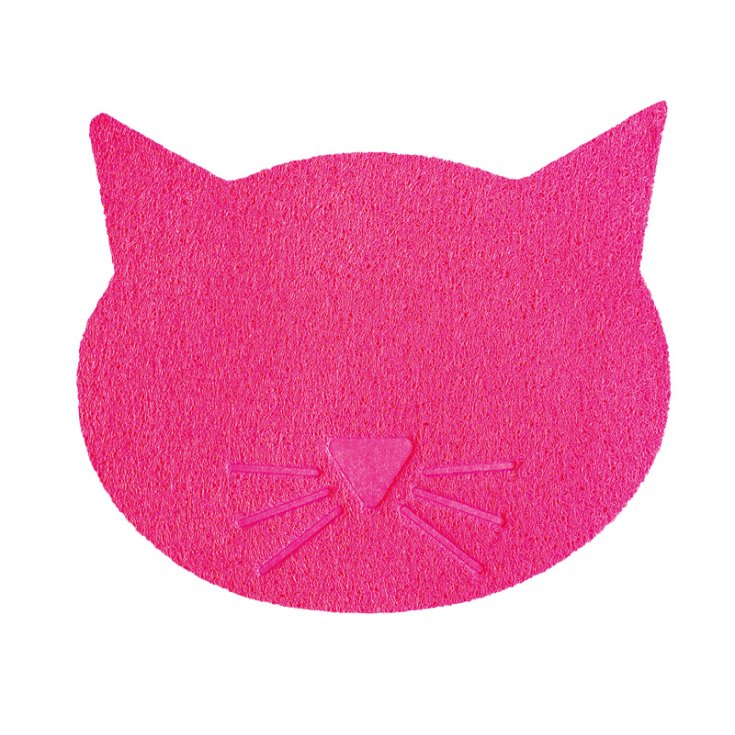 ALFOMBRA PVC GATO ROSA RECORD 43X37