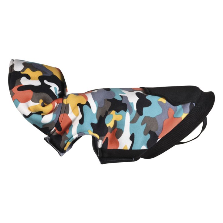SUDADERA RECORD WRITER NEGRO, CAMUFLAJE XL