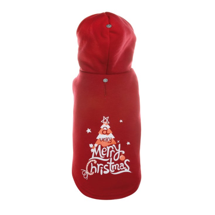 SUDADERA GRABADORA FELIZ NAVIDAD ROJA XL PECHO: