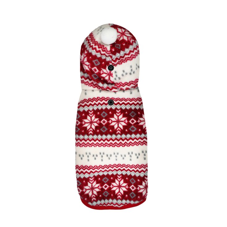 SUDADERA RECORD HOT NAVIDAD BLANCO ROJO