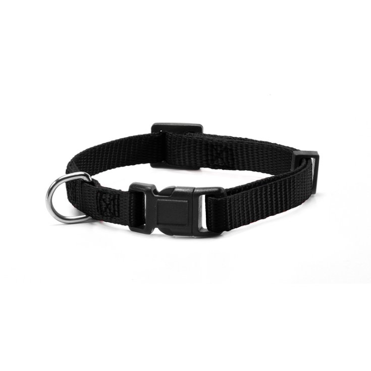 COLLAR RECORD DE NYLON CON CLIP NEGRO S 1,5