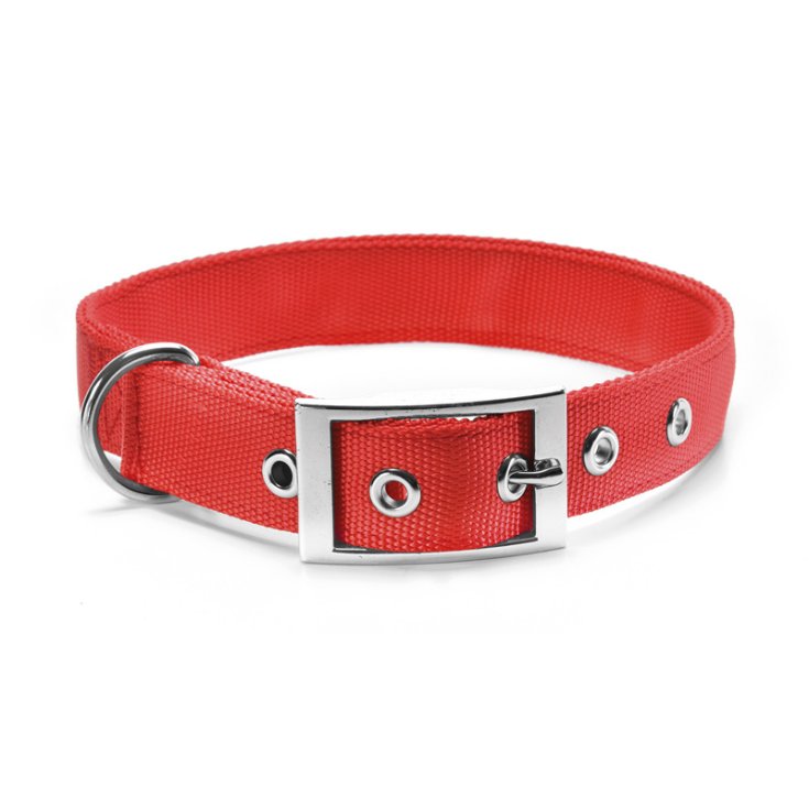 COLLARES RECORD NYLON DOBLE ROJO 2,5X50