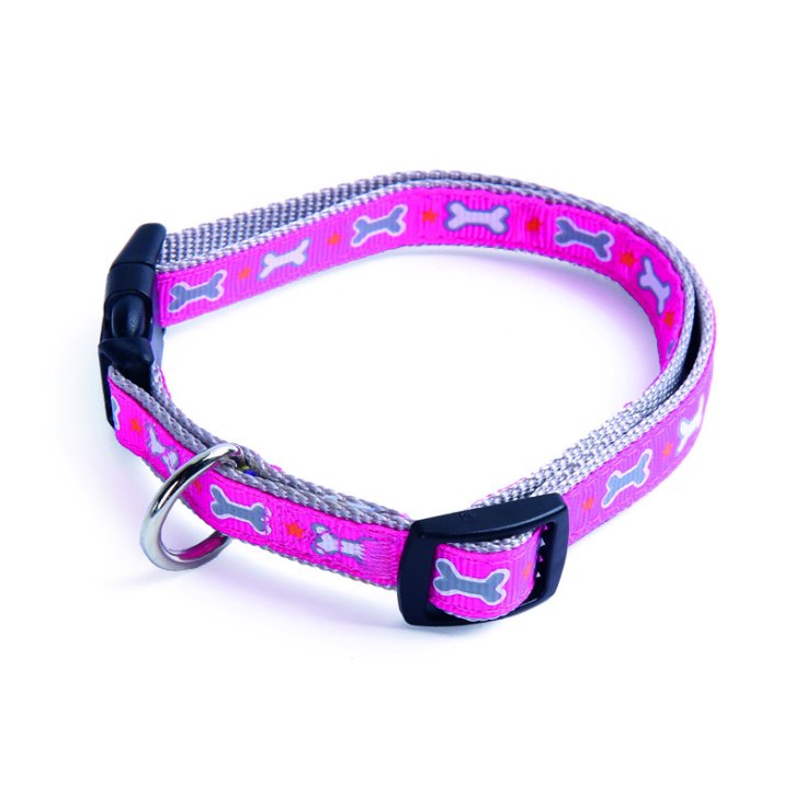 RECORD PEQUEÑO CUELLO NYLON ROSA 1,6X3