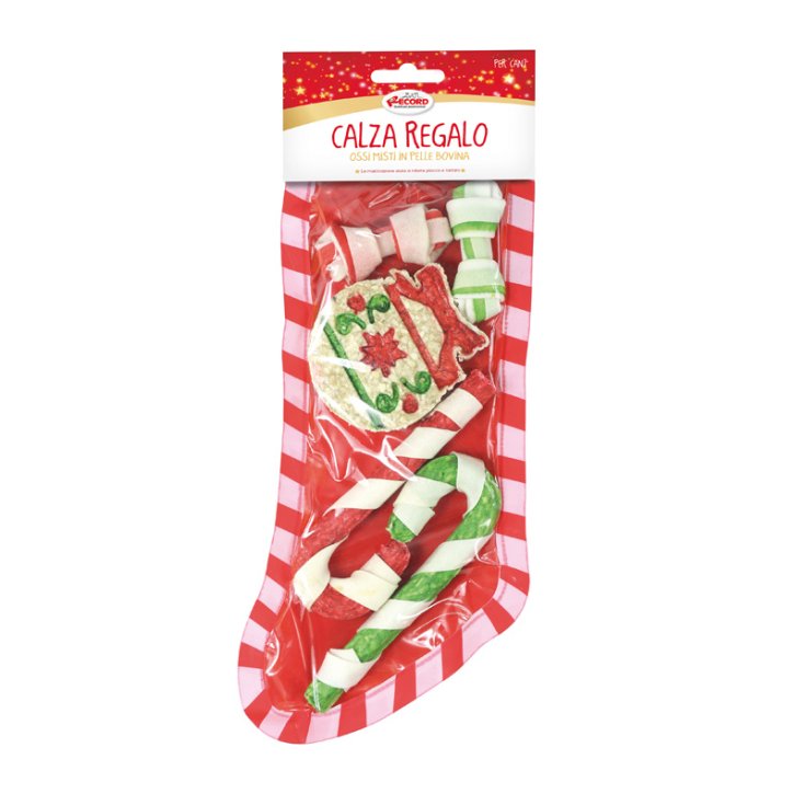 CALCETINES REGALO DISCOS DE NAVIDAD CON SNACK C