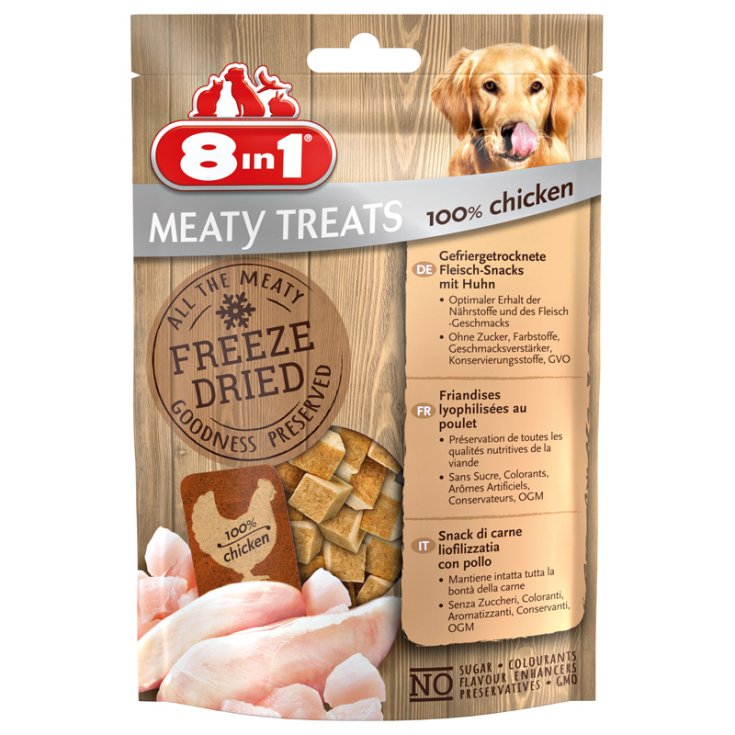SNACK LIOFILIZADO 8 EN 1 DELICIAS DE CARNE 50