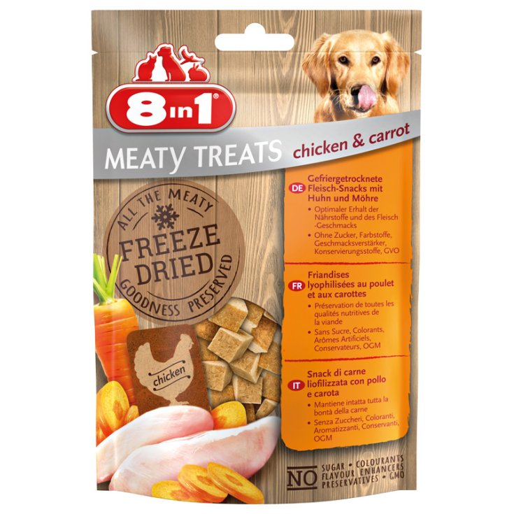 SNACK LIOFILIZADO 8 EN 1 DELICIAS DE CARNE 50